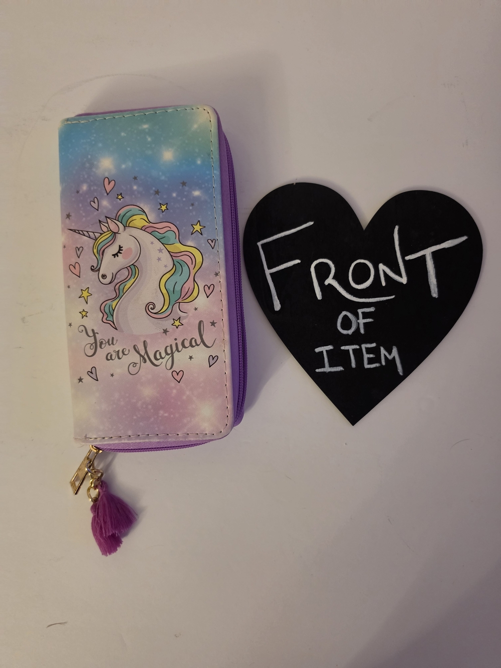 Pastel Rainbow Unicorn Wallet - Picture 3 of 6